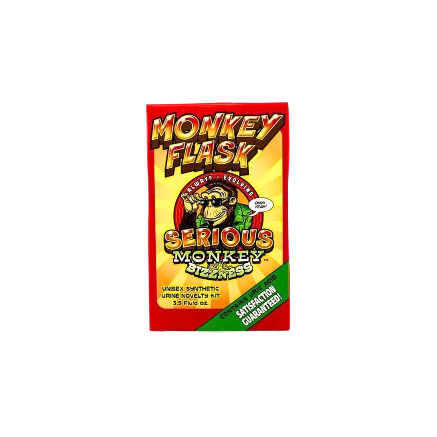 Serious Monkey Bizzness Monkey Flask